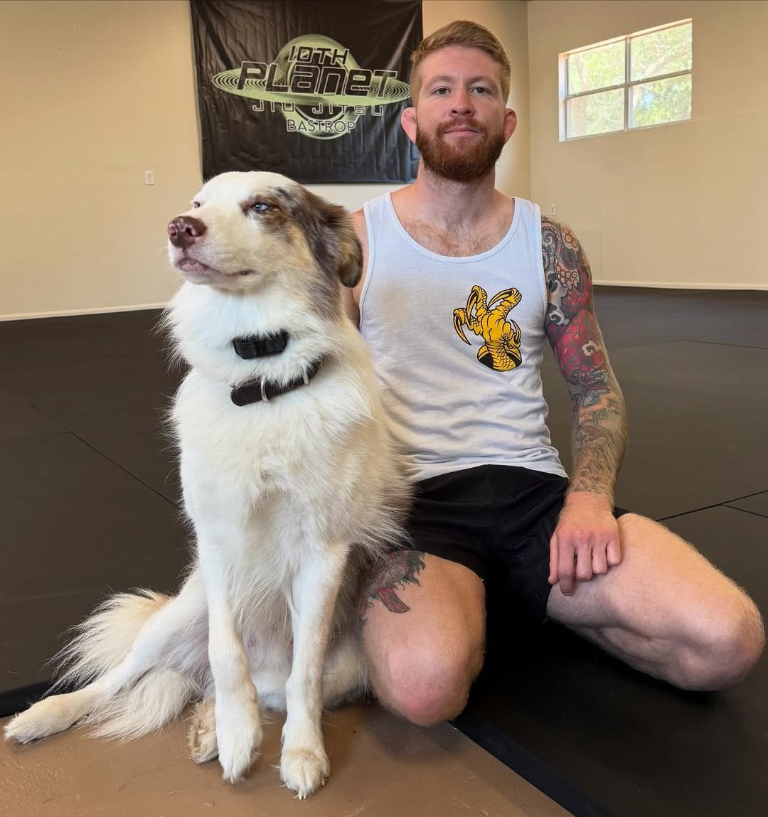 Coach Gabe Tuttle, first-degree 10th Planet black belt