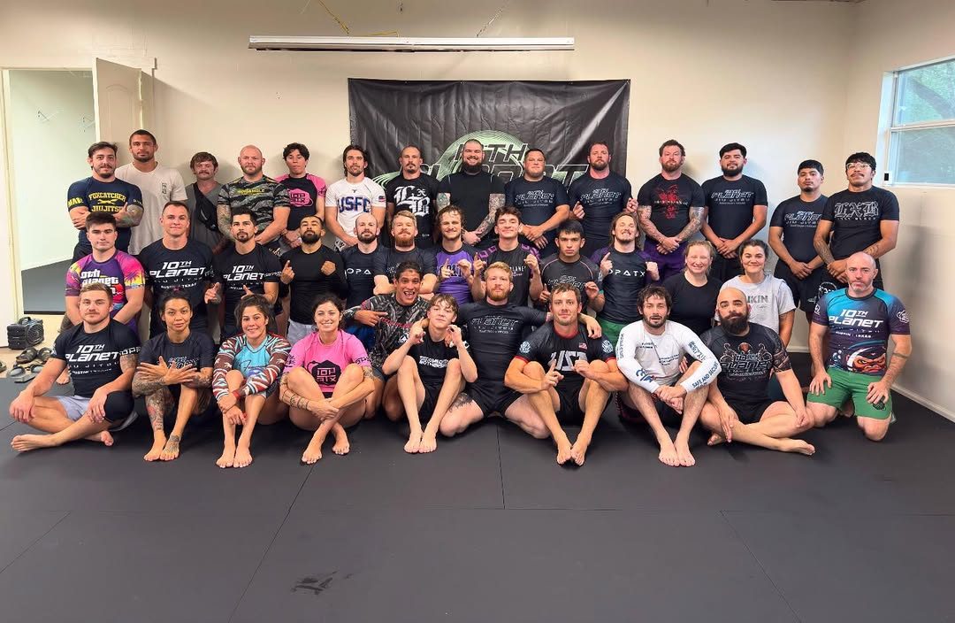 No-gi Brazilian Jiu-Jitsu training at 10th Planet Bastrop